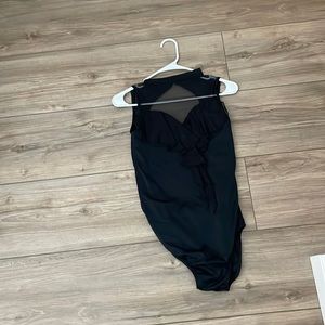 black leotard